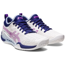 Asics Blast Ff 3 W 1072A080 100 chaussures de handball blanche 3