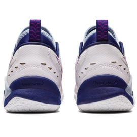 Asics Blast Ff 3 W 1072A080 100 chaussures de handball blanche 4