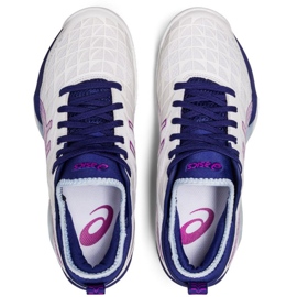 Asics Blast Ff 3 W 1072A080 100 chaussures de handball blanche 5
