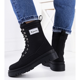 Bottines Cofer noir mat le noir 1