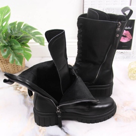 Bottes en cuir à faible isolation Artiker noires le noir 2