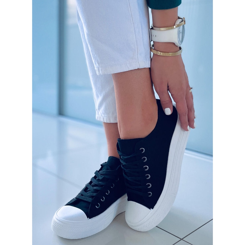 Baskets Ebbe noires pour femmes 2