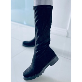 Bottes cavalières femme Carina Negro noir 2