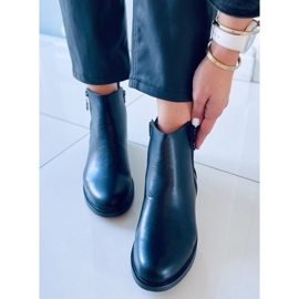 Niamh Bottes plates pour femmes noires le noir 1
