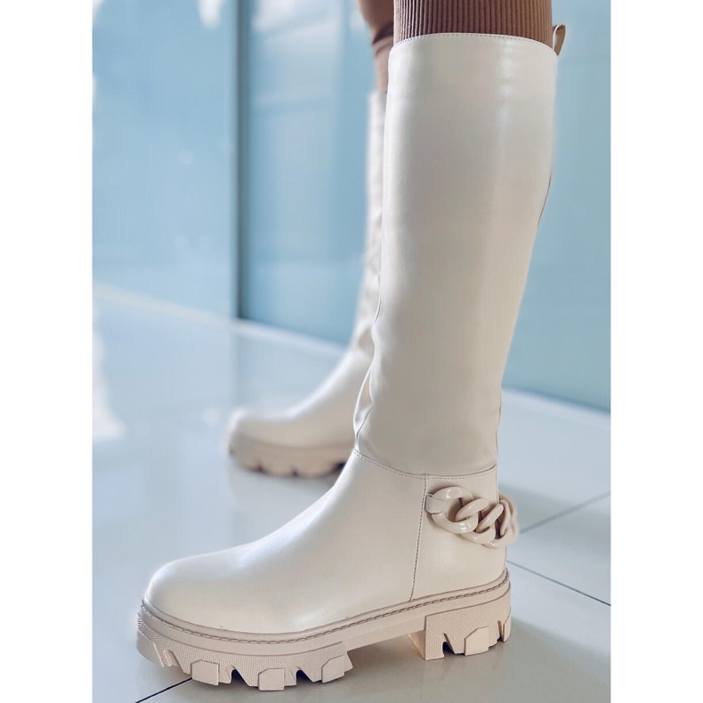 Bottes d'équitation par Haylie Beige 1