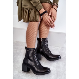Vinceza Bottines à Talons Femme Chaudes Noir Dunaff le noir 5