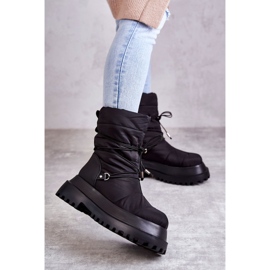 FS1 Bottes De Neige Pour Femmes Sur La Plateforme Lilou Noire 1
