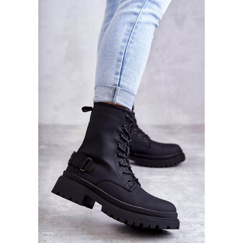 Bottes chaudes noires pour femmes avec fermeture éclair Fabiola 1