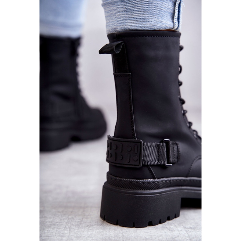 Bottes chaudes noires pour femmes avec fermeture éclair Fabiola 2