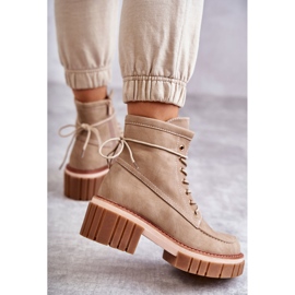 Bottes Chaudes Tendance Femme Beige Gerda 2