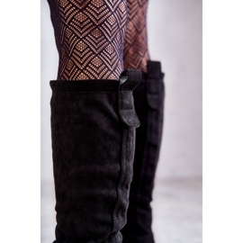 PE1 Bottes mi-bas chaudes noires pour femmes Helma le noir 4