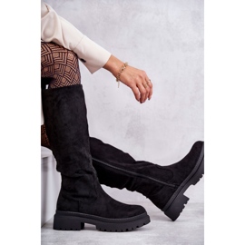 PE1 Bottes mi-bas chaudes noires pour femmes Helma le noir 6