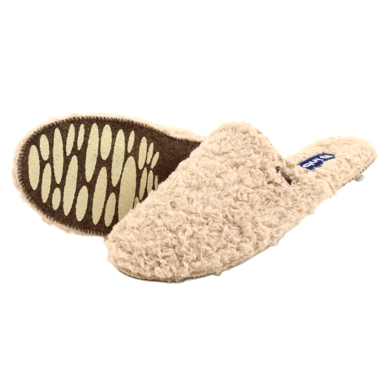Chaussons femme Inblu 155D126 beige 5