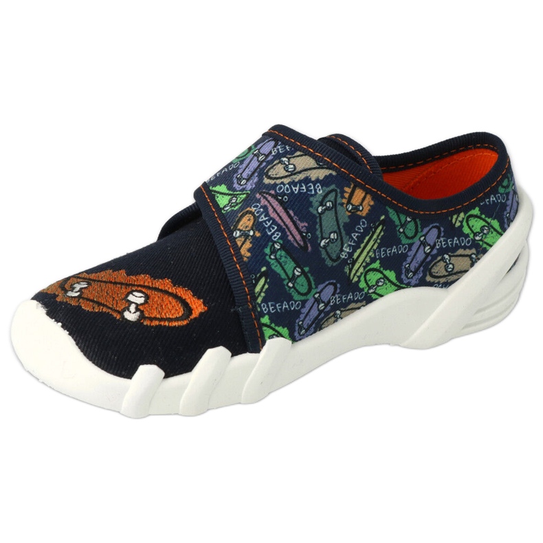 Befado chaussures pour enfants 273X345 bleu marine multicolore 3