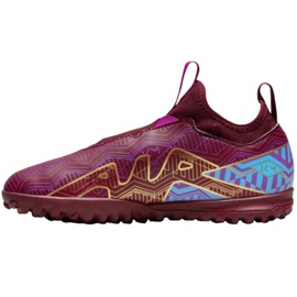 Nike Zoom Mercurial Vapor 15 Academy Km Tf Jr DV0737 694 chaussures de football rouge 2