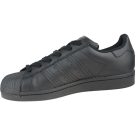 Chaussures Adidas Superstar Jr FU7713 noir gris 1