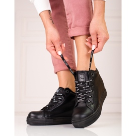 Baskets Big Star pour femme EE274127 le noir 1 Baskets Big Star pour femme EE274127 le noir 1