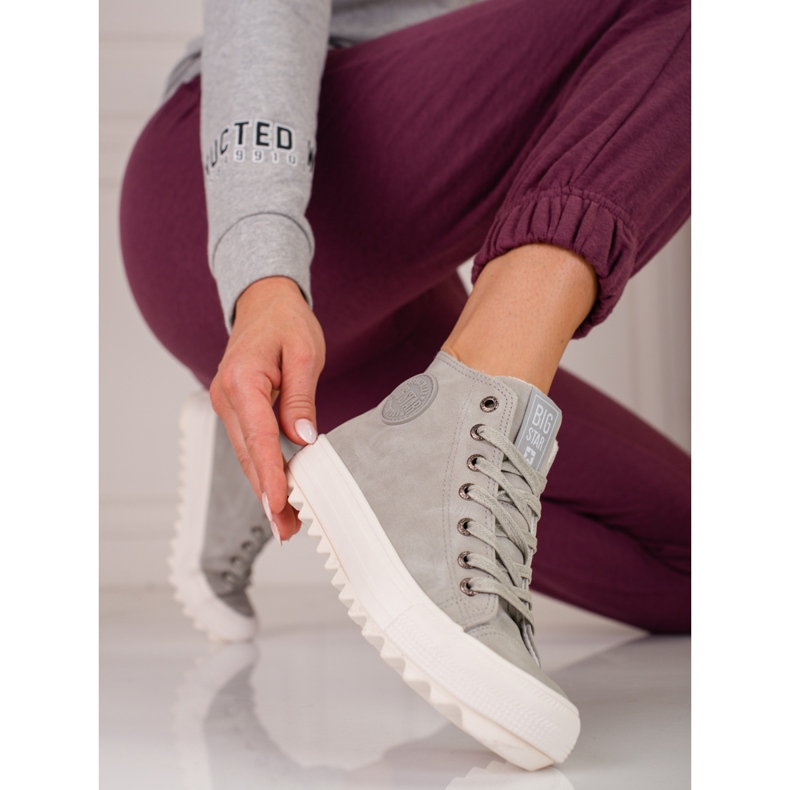 Baskets Big Star EE274114 pour femmes gris 2