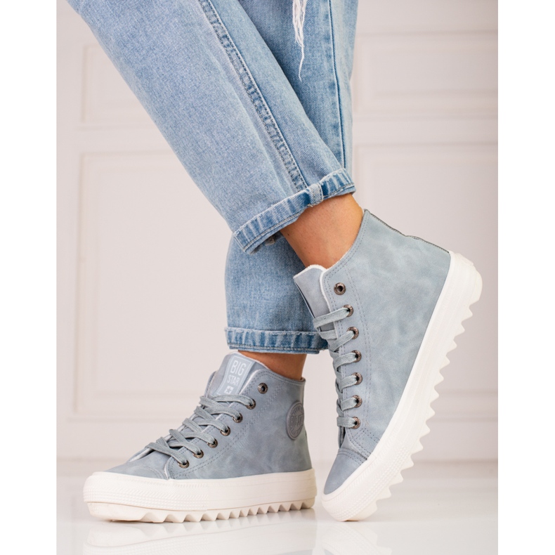 Baskets Big Star EE274115 pour femmes bleu 1 Baskets Big Star EE274115 pour femmes bleu 1