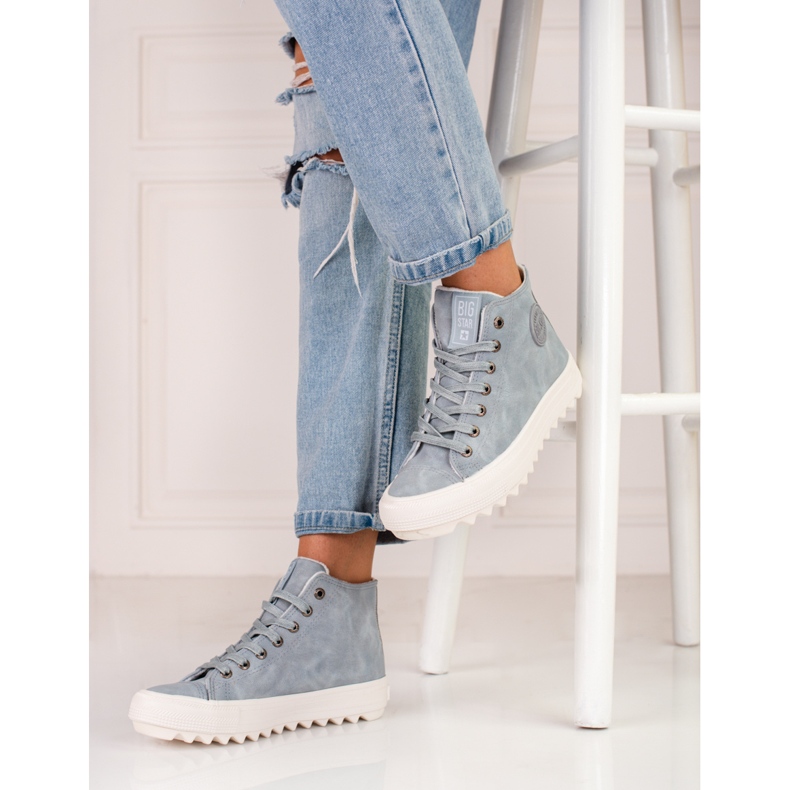 Baskets Big Star EE274115 pour femmes bleu 2 Baskets Big Star EE274115 pour femmes bleu 2