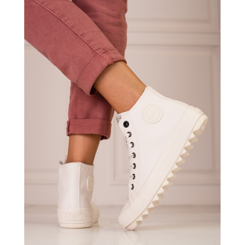 Baskets Big Star EE274108 pour femmes blanche 1