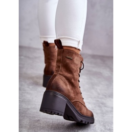 Vinceza Bottes chaudes pour femmes à talons hauts marron Grethe brun 2
