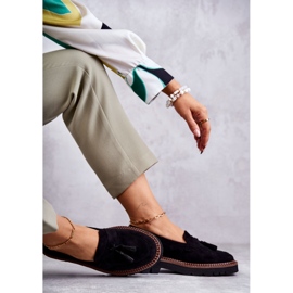 Vinceza Chaussures en daim pour femmes sur la plate-forme noire Unni le noir 9