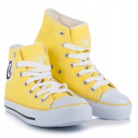 New Age Baskets montantes nouées jaune 1