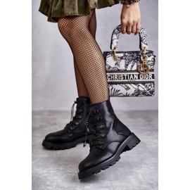 PJ1 Bottes chaudes femme noires côtelées Helia 2