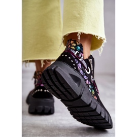 Bottines Maciejka en Cuir avec Mouchetures 05660-20 Noir le noir multicolore 3
