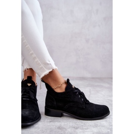 Bottines Daim Bottines Lacets Nicole 2781 Noir le noir 4