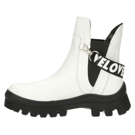 Boots à la mode des femmes -Up Filippo DBT3927 White blanc 2