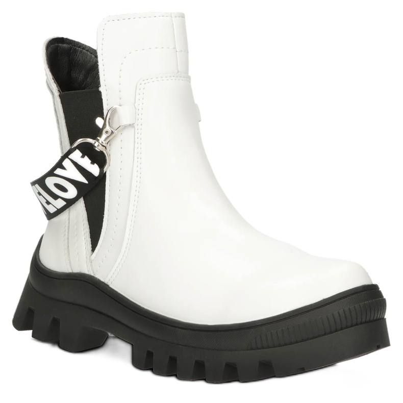 Boots à la mode des femmes -Up Filippo DBT3927 White blanche 1
