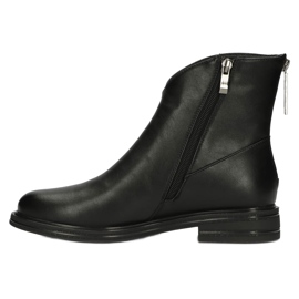 Bottines en cuir Bottines Jodhpur Filippo DBT4077 noir 2