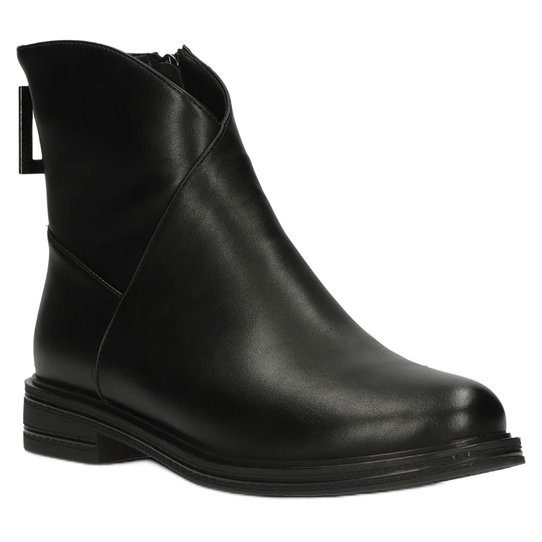 Bottines en cuir Bottines Jodhpur Filippo DBT4077 le noir 1