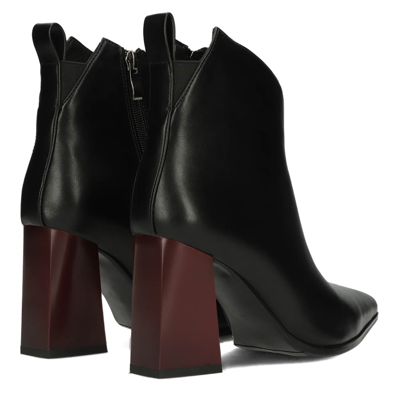 Bottes élégantes sur un poteau Filippo DBT4042 Noir le noir 3