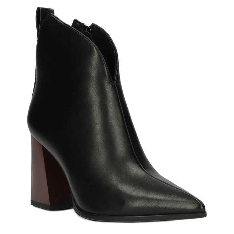Bottes élégantes sur un poteau Filippo DBT4042 Noir le noir 1