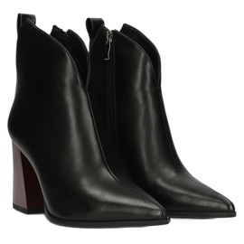 Bottes élégantes sur un poteau Filippo DBT4042 Noir 4