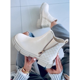 Bottines Jodhpur Ariana Beige 1