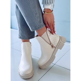 Bottines Jodhpur Ariana Beige 2