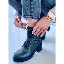 Bottines à lacets à talons Brooks DK.GREEN vert 3