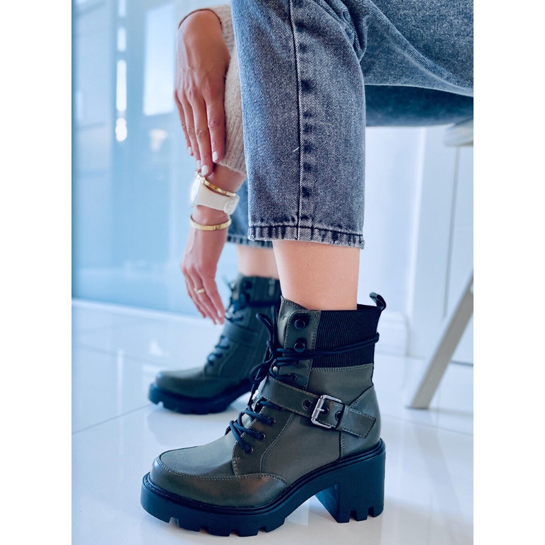 Bottines à lacets à talons Brooks DK.GREEN vert 2