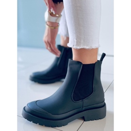 Bottines Jodhpur Carey noires 2