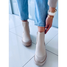 Bottines Jodhpur Carey Beige 1