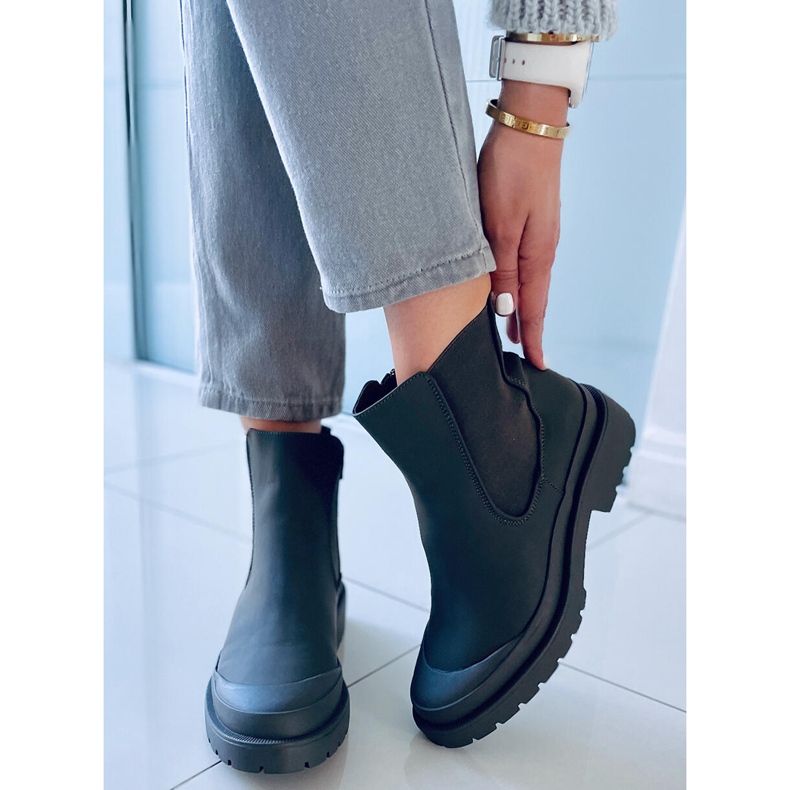 BM Bottines Jodhpur Carey Vert 1