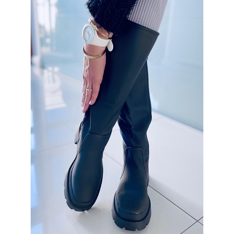 Bottes cavalières noires Pionter 1