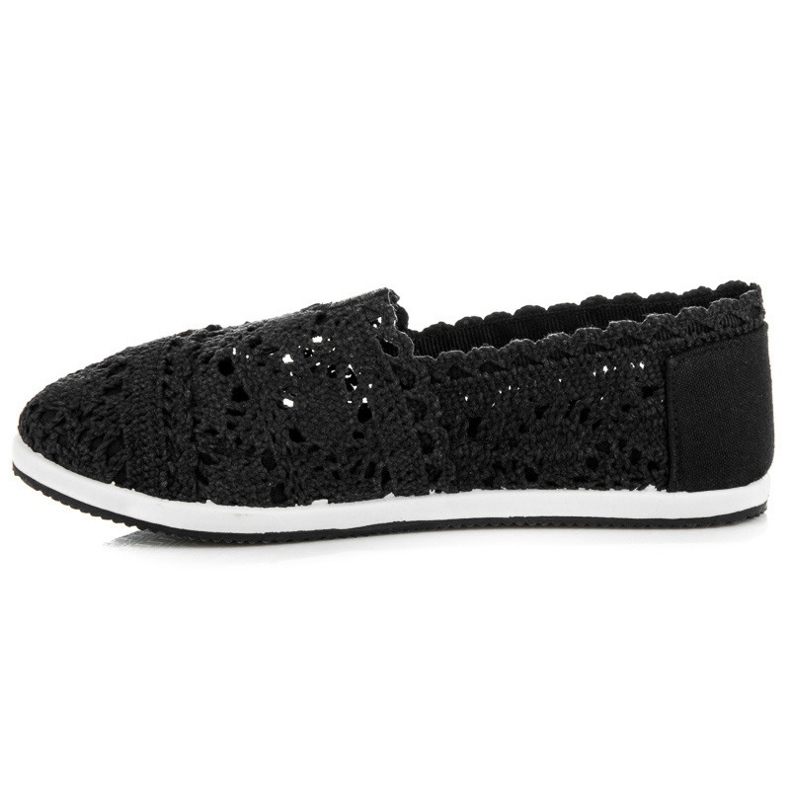 Seastar Slippers en dentelle noire 2 Seastar Slippers en dentelle noire 2