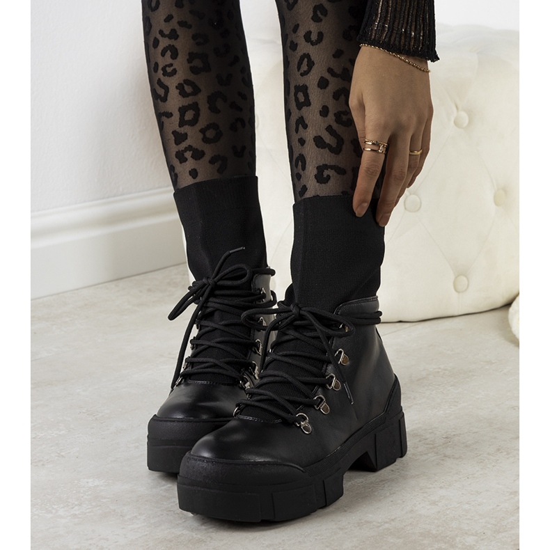 Chaussures de randonnée femme Passo noires 1