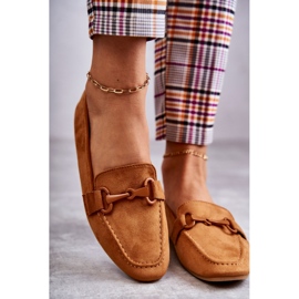 Mocassins En Daim Avec Décoration Santi Camel brun 3