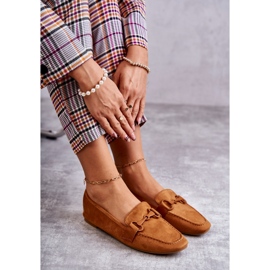 Mocassins En Daim Avec Décoration Santi Camel brun 7